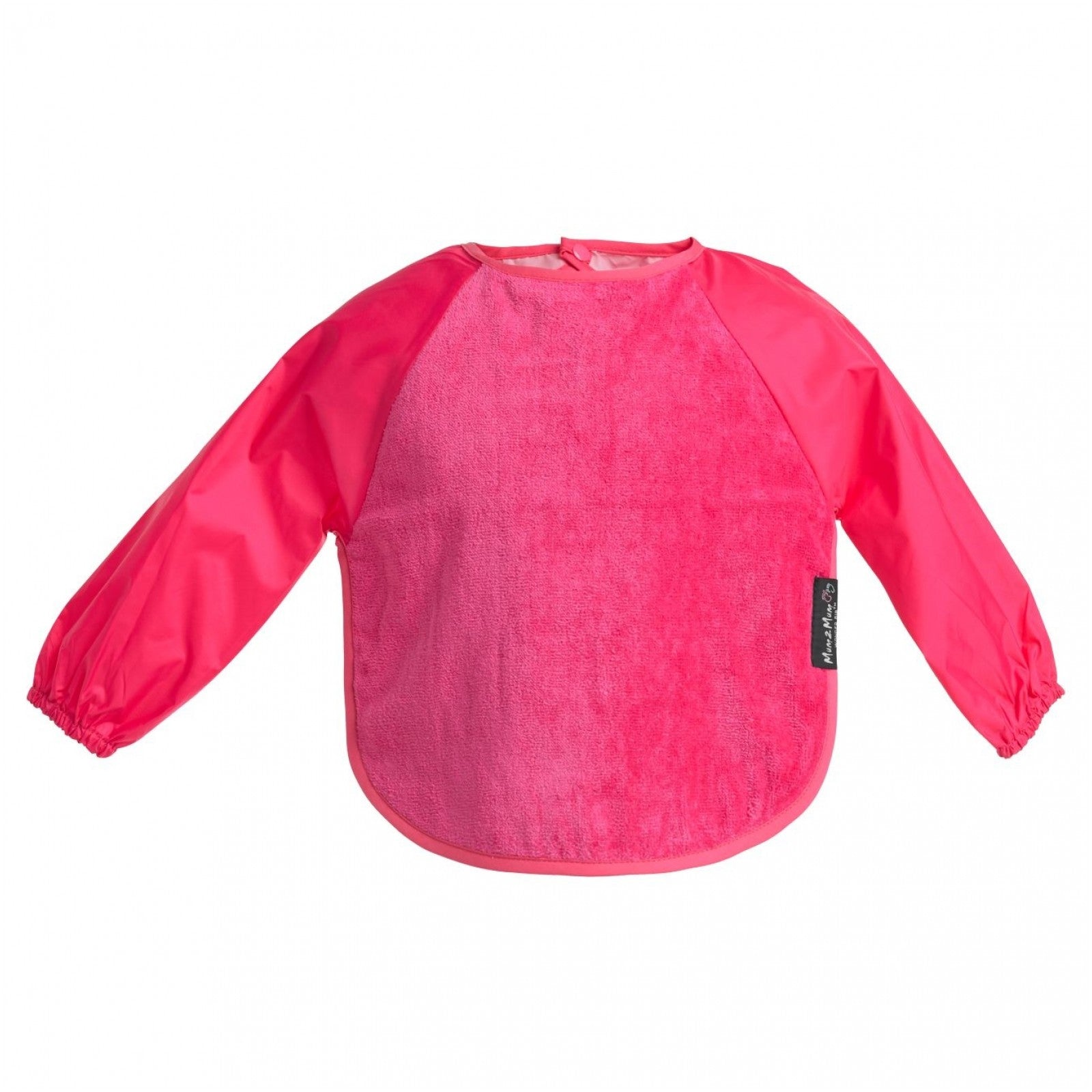 2 PACK - Mum 2 Mum Long Sleeved Wonder Bibs LARGE 18m - 3 years - Purple & Cerise - mezetto Baby&More Baby&More