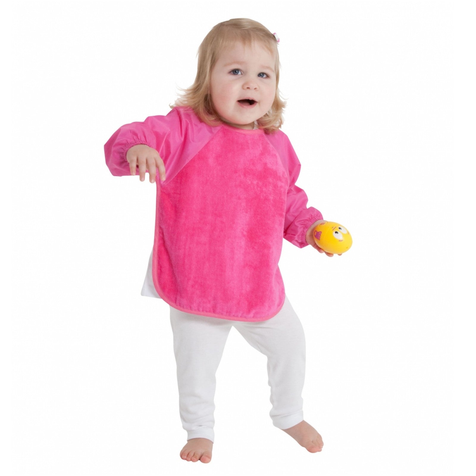 2 PACK - Mum 2 Mum Long Sleeved Wonder Bibs LARGE 18m - 3 years - Purple & Cerise - mezetto Baby&More Baby&More