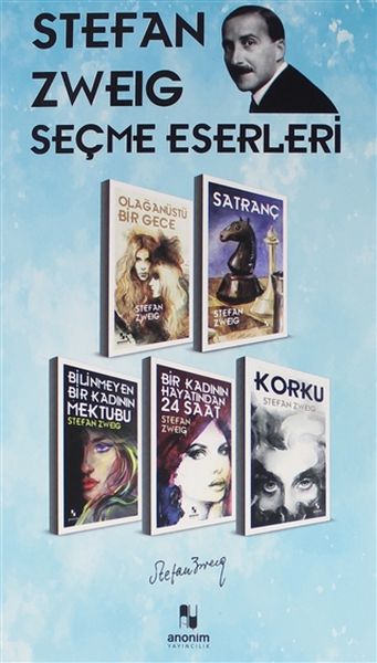 Stefan Zweig Seçme Eserleri - (5 Kitap Kutu) - Anonim Yayıncılık Kitap