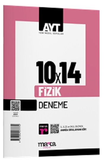 2025 AYT Fizik 10 Deneme Tamamı Video Çözümlü - Marka Yayınları Kitap