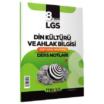2025 LGS Odak Noktası Din Kültürü ve Ahlak Bilgisi Özet Konu Anlatımı - Marka Yayınları Kitap