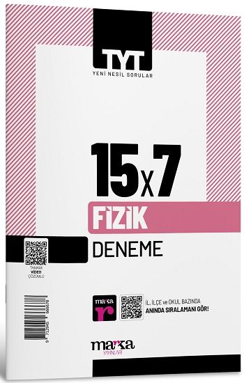 2025 TYT Fizik 15 Deneme Tamamı Video Çözümlü - Marka Yayınları Kitap