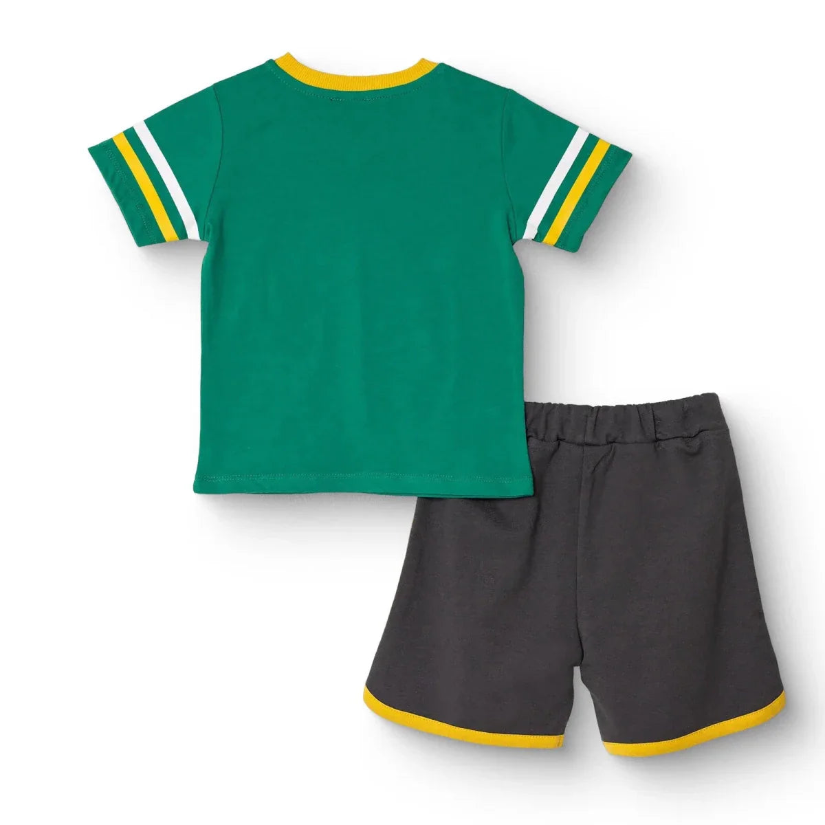 HelloBaby Boys T-shirt-Short Numbers - Dark Green