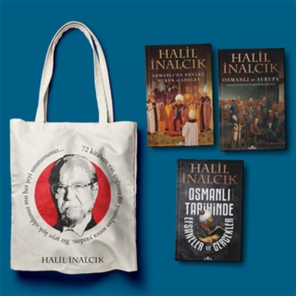 Halil İnalcık Seti 3 Kitap (Bez Çanta Hediyeli)