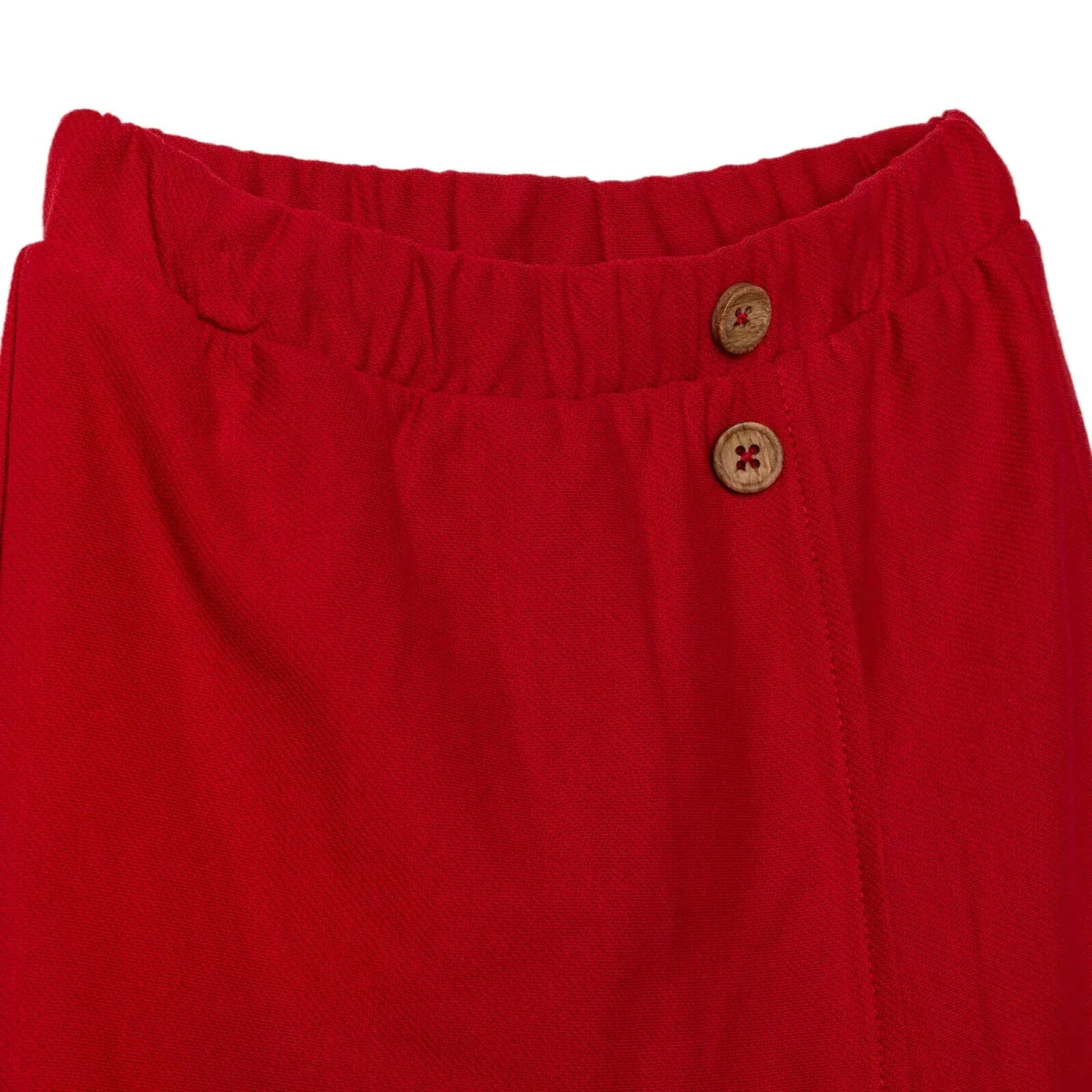 HelloBaby Girls Shorts with Buttons  Short Leg - Red