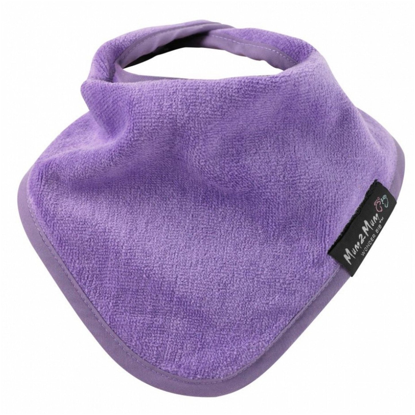 3 PACK - Mum 2 Mum Bandana Style Baby Bibs - Cerise / Purple / Baby Pink - mezetto Baby&More Baby&More