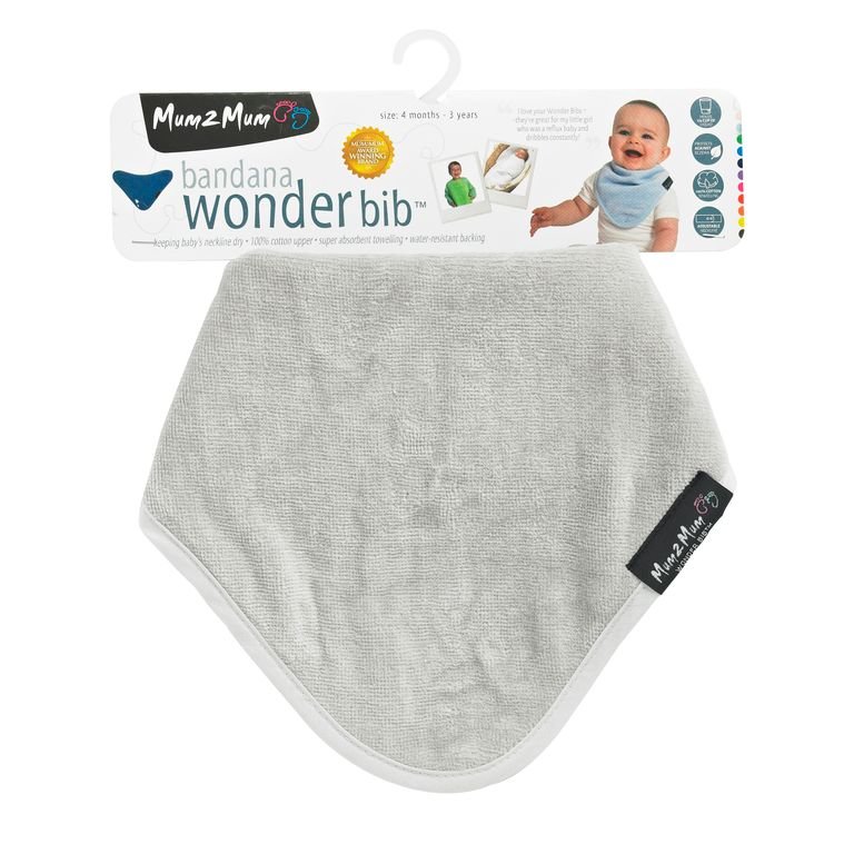 3 PACK - Mum 2 Mum Bandana Style Baby Bibs - Dusty Pink / Baby Pink / Stone - mezetto Baby&More Baby&More