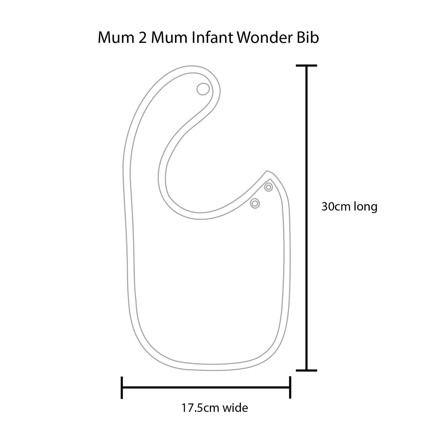 3 PACK - Mum 2 Mum Infant Wonder Bibs - Navy / Teal / Baby Blue - mezetto Baby&More Baby&More