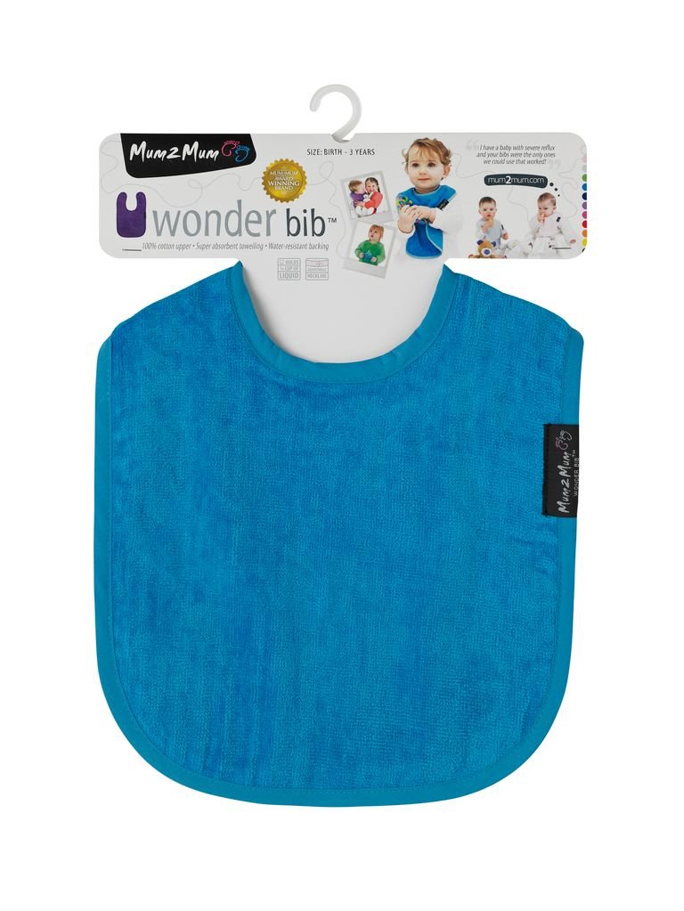 3 PACK - Mum 2 Mum Standard Bibs - Red / Lime / Teal - mezetto Baby&More Baby&More