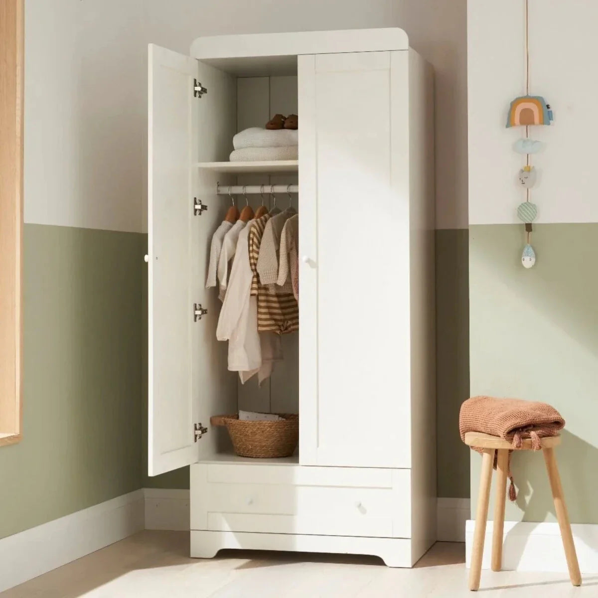 Tutti Bambini Rio Wardrobe - White
