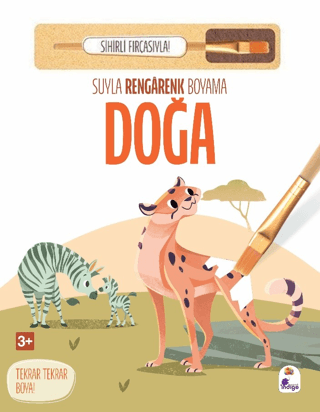 Suyla Rengarenk Boyama - Doğa (Sihirli Fırçasıyla) – İndigo Çocuk kitap kapağı