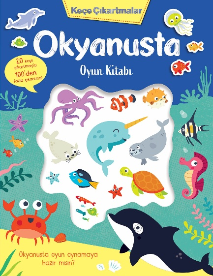 Keçe Çıkartmalar – Okyanusta Oyun Kitabı – İndigo Çocuk kitap kapağı