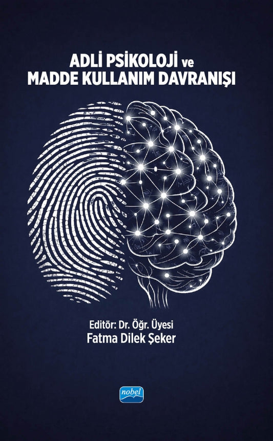 Adli Psikoloji ve Madde Kullanım Davranışı – Nobel Akademik Yayıncılık kitap kapağı