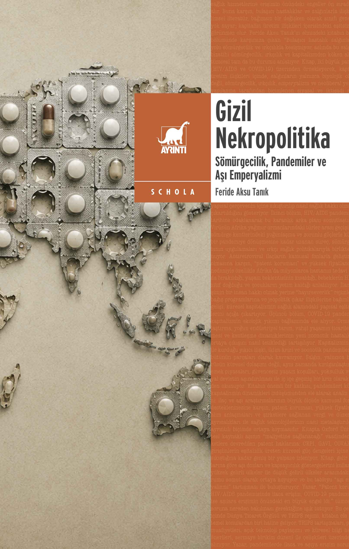 Gizil Nekropolitika: Sömürgecilik, Pandemiler ve Aşı Emperyalizmi – Ayrıntı Yayınları kitap kapağı