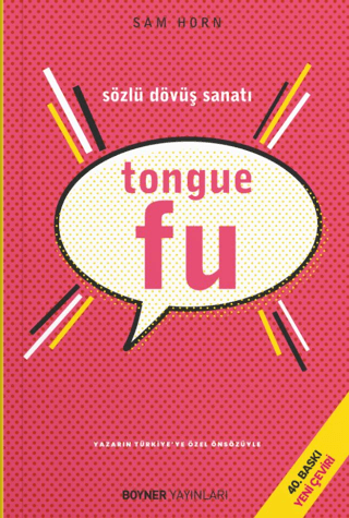 Tongue Fu - Sözlü Dövüş Sanatı – Boyner Yayınları kitap kapağı