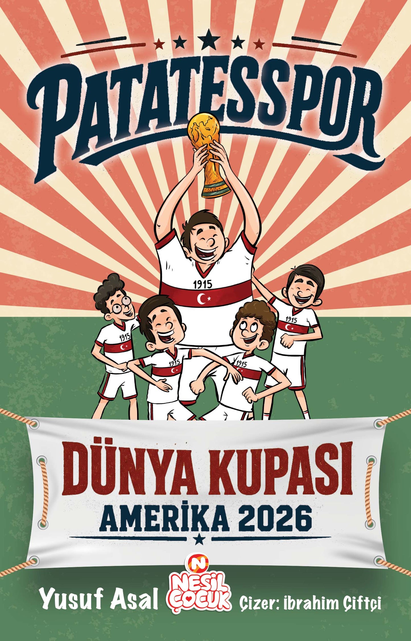 Patatesspor Dünya Kupası Amerika 2026 – Nesil Çocuk Yayınları kitap kapağı