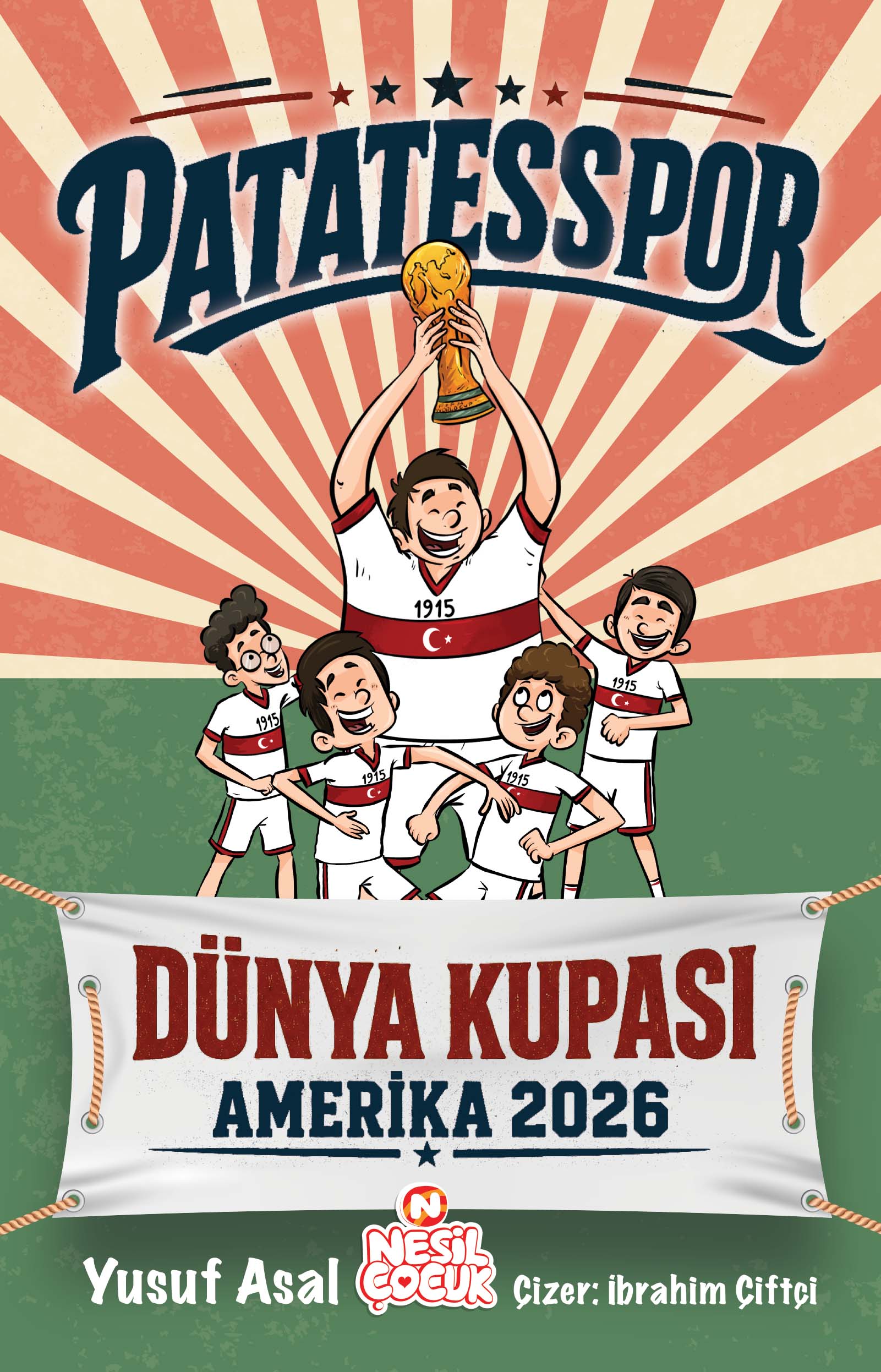 Patatesspor Dünya Kupası Amerika 2026 – Nesil Çocuk Yayınları kitap kapağı