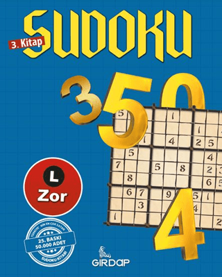 Sudoku 3. Kitap - Zor – Girdap Yayınları kitap kapağı