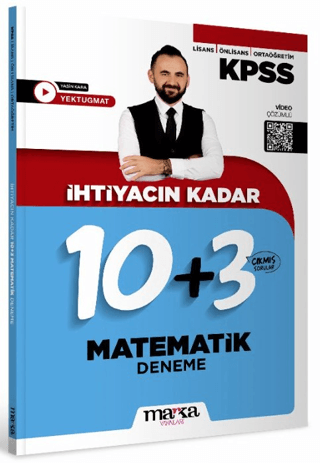 KPSS İhtiyacın Kadar Matematik 10+3 Deneme – Marka Yayınları kitap kapağı
