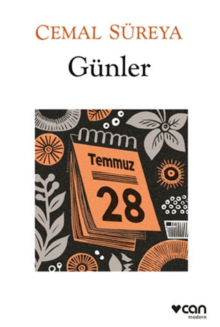 Günler – Can Yayınları kitap kapağı