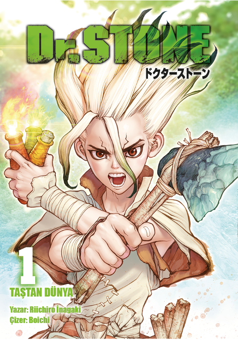 Dr. Stone 1 - Taştan Dünya – Kayıp Kıta Yayınları kitap kapağı