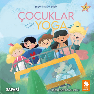 Çocuklar İçin Yoga 3 - Safari – Eksik Parça Yayınları kitap kapağı