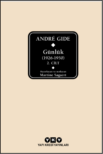 Günlük (1926-1950) 2. Cilt (Delta) – Yapı Kredi Yayınları kitap kapağı