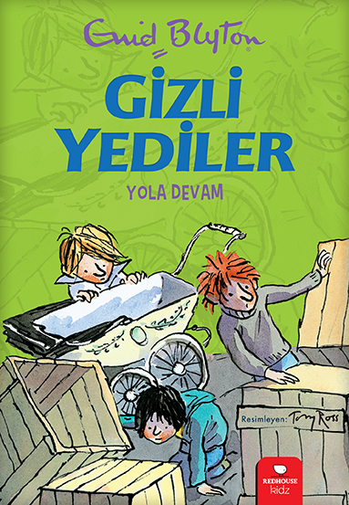 Gizli Yediler - Yola Devam – Redhouse Kidz Yayınları kitap kapağı