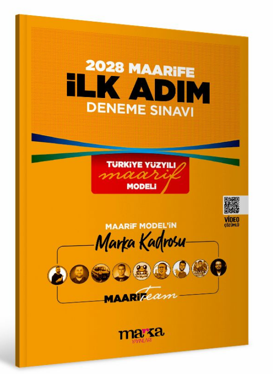 2028 Maarif Team Üniversite'ye Hazırlık Türkiye Geneli TYT Deneme Sınavı – Marka Yayınları kitap kapağı