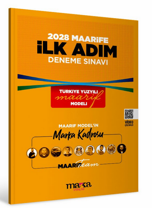 2028 Maarif Team Üniversite'ye Hazırlık Türkiye Geneli TYT Deneme Sınavı – Marka Yayınları kitap kapağı