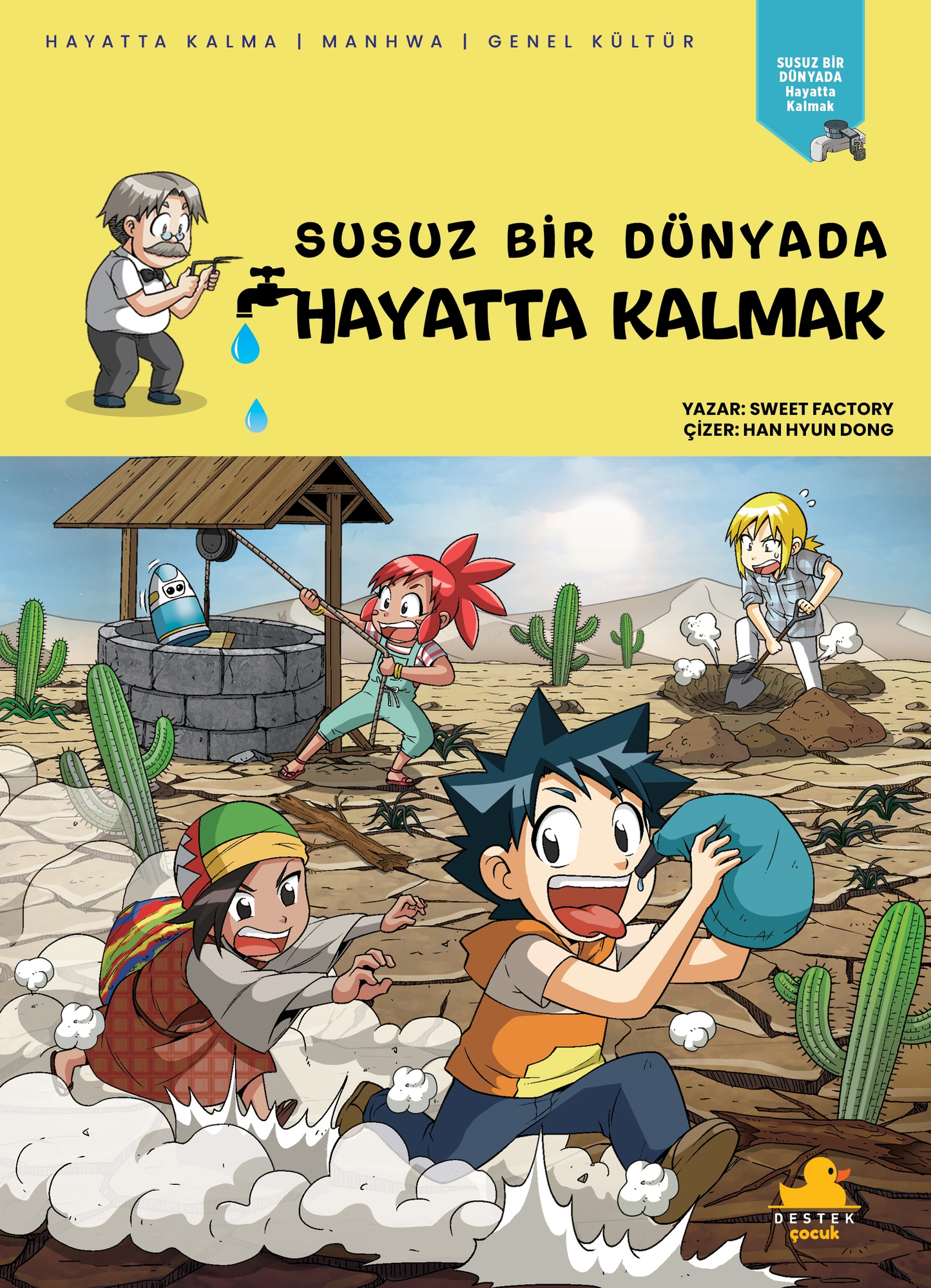 Susuz Bir Dünyada Hayatta Kalmak – Destek Yayınları kitap kapağı