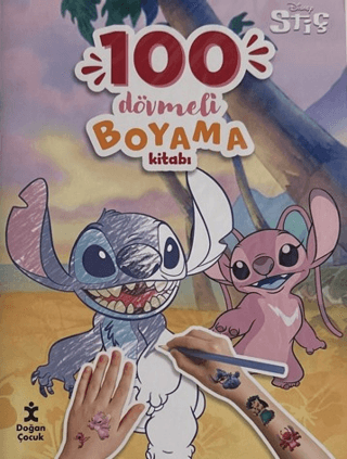 Disney Stitch - 100 Dövmeli Boyama Kitabı – Doğan Çocuk kitap kapağı