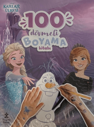 Disney Karlar Ülkesi - 100 Dövmeli Boyama Kitabı – Doğan Çocuk kitap kapağı