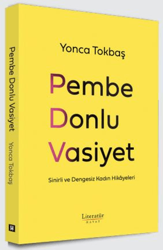 Pembe Donlu Vasiyet – Literatür Yayınevi kitap kapağı