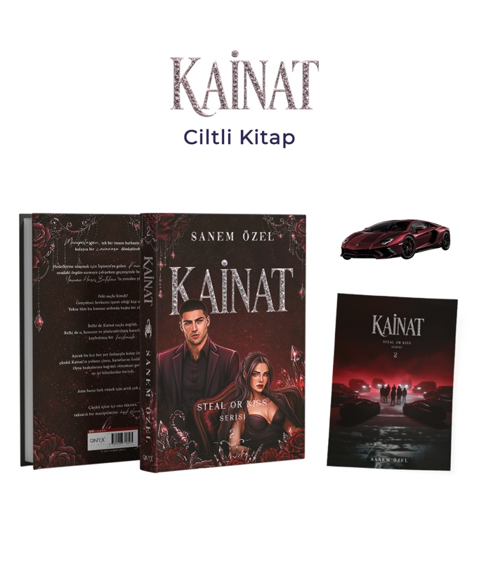 Kainat - Steal or Kiss Serisi 2 - Ciltli – Onyx Yayınları kitap kapağı