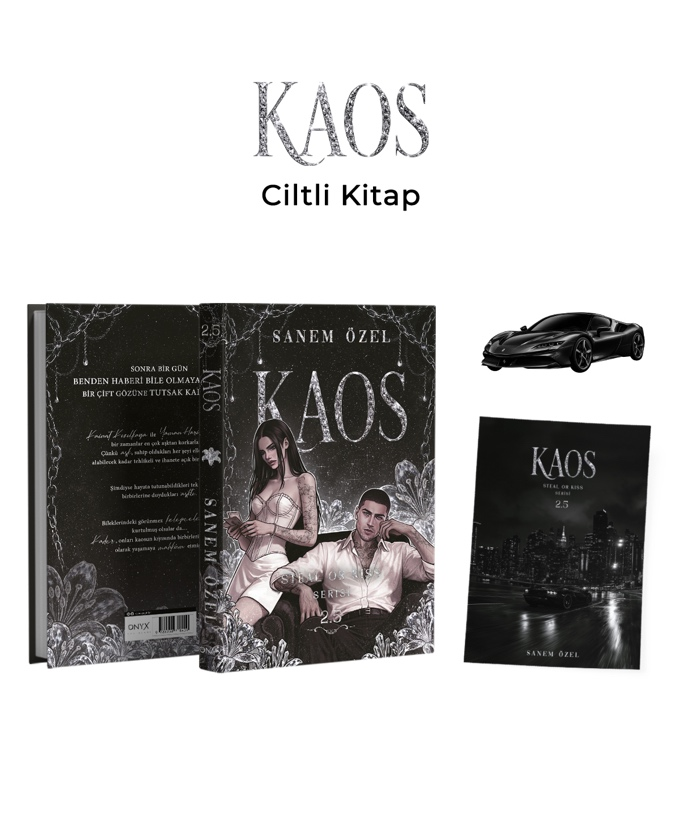 Kaos - Steal or Kiss Serisi 3 - Ciltli – Onyx Yayınları kitap kapağı
