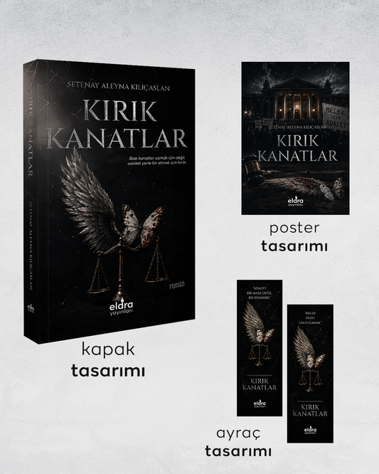 Kırık Kanatlar – Eldra Yayınları kitap kapağı