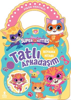 Disney Jr.Supper Kitties - Tatlı Arkadaşım Boyama Kitabı – Doğan Çocuk kitap kapağı