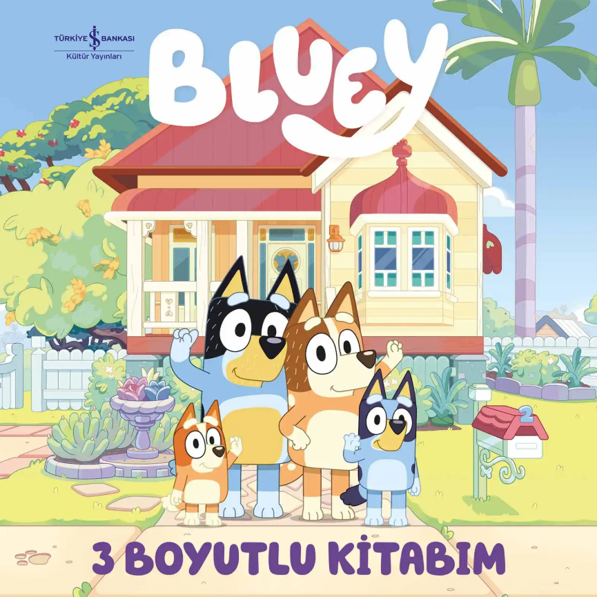 Bluey - 3 Boyutlu Kitabım - Ciltli – İş Bankası Kültür Yayınları kitap kapağı
