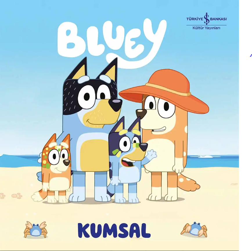 Bluey - Kumsal - Ciltli – İş Bankası Kültür Yayınları kitap kapağı