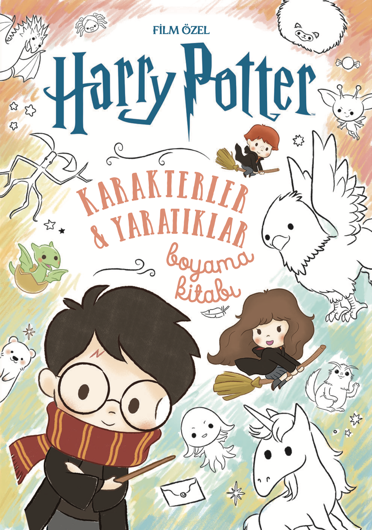 Film Özel Harry Potter Karakterler Ve Yaratıklar Boyama Kitabı – Beta Kids kitap kapağı