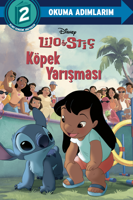 Disney Okuma Adımlarım - 2.Adım - Lilo Ve Stiç - Köpek Yarışması – Beta Kids kitap kapağı