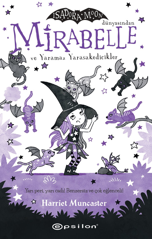 Mirabelle 5 - Mirabelle ve Yaramaz Yarasakedicikler – Epsilon Yayınları kitap kapağı