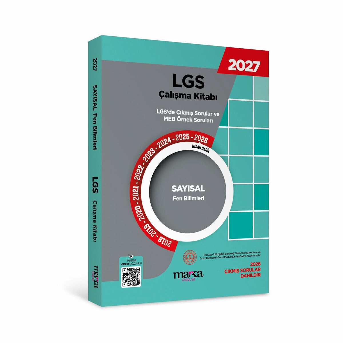 2027 MEB LGS Sayısal Fen Bilimleri Çalışma Kitabı Çıkmış Sorular ve Örnek Sorular Video Çözümlü – Marka Yayınları kitap