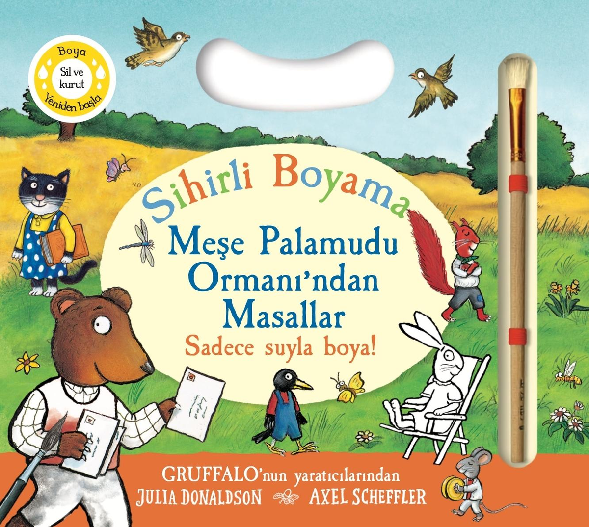 Meşe Palamudu Ormanı'ndan Masallar - Sihirli Boyama - Ciltli – Beta Kids kitap kapağı