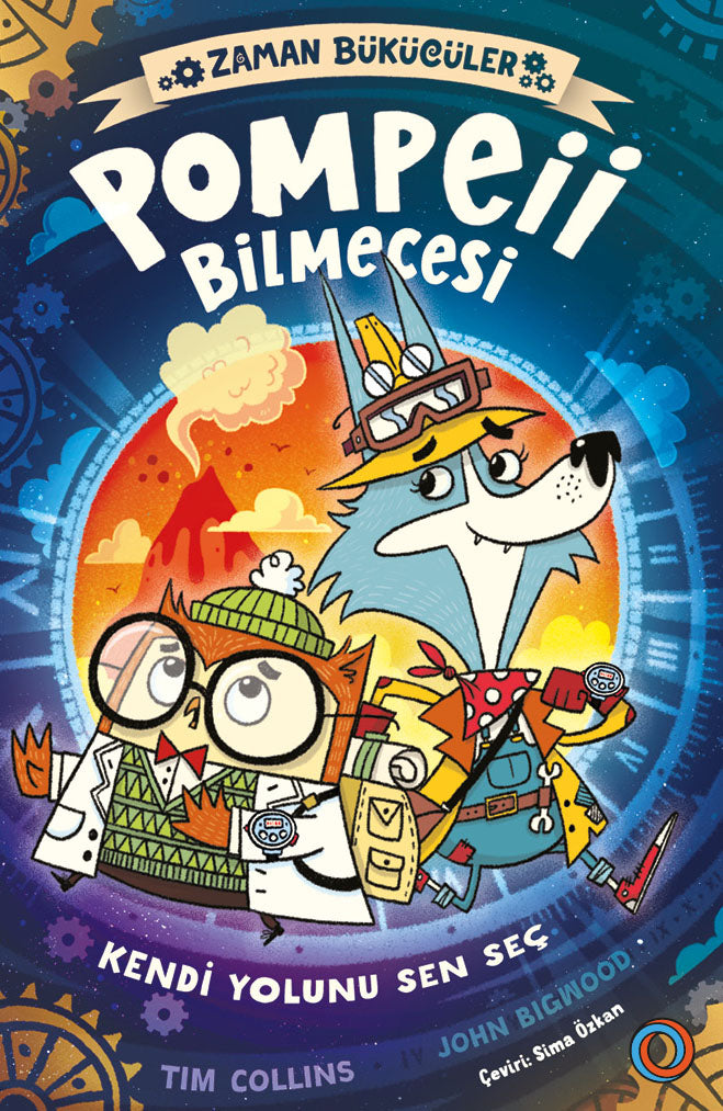Zaman Bükücüler - Pompeii Bilmecesi - Kendi Yolunu Sen Seç! – Orenda kitap kapağı