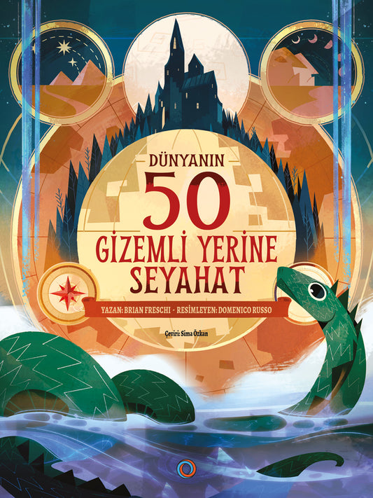 Dünyanın 50 Gizemli Yerine Seyahat – Orenda kitap kapağı