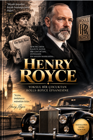Henry Royce - Yoksul Bir Çocuktan Rolls-Royce Efsanesine – Bytok AI Yayınları kitap kapağı