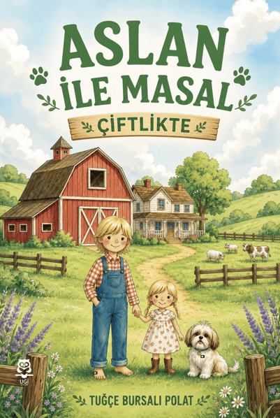 Aslan ile Masal “Çiftlikte” – UGİ Çocuk kitap kapağı