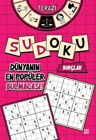 Burçlar Sudoku - Terazi (Kalem Hediyeli) – Dokuz Yayınları kitap kapağı